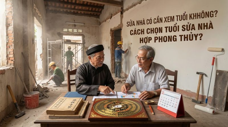 Sửa nhà có cần xem tuổi không?